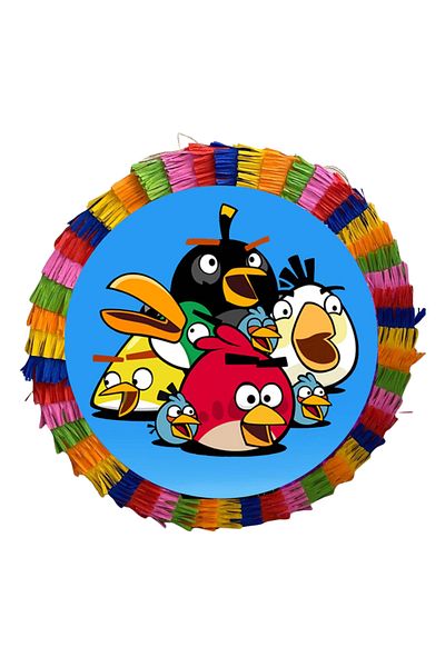 OEM Pinata pentru petreceri, 35 cm, multicolora, model Angry Birds