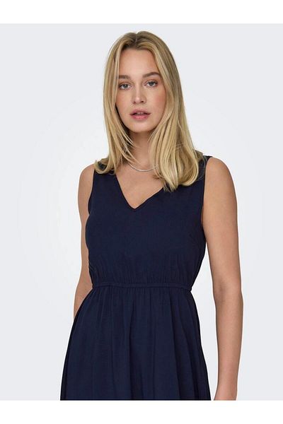 ONLY ONLNOVA LIFE VIS SARA STRING DRESS SOLID Γυναικείο κοντό φόρεμα