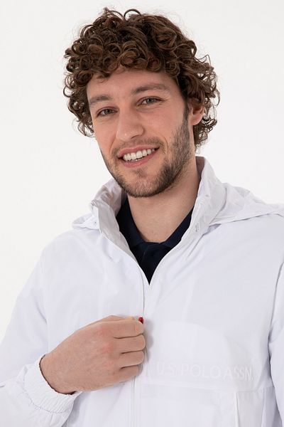 U.S. Polo Assn. Men's White Coat 50299385-Vr013