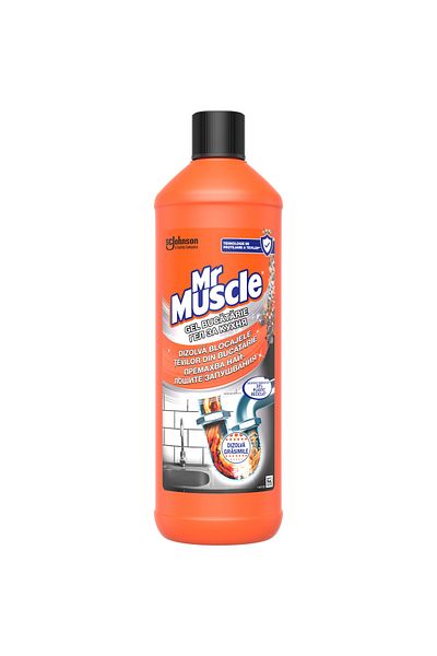 Mr. Muscle Gel pentru desfundarea tevilor Mr.Muscle, bucatarie, 1000ml