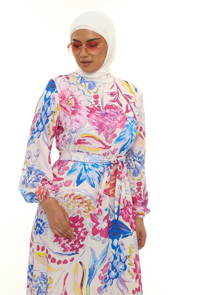 Butik Women's plus size print dress