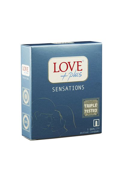 LOVE PLUS Prezervative Love Plus Sensations, 3buc