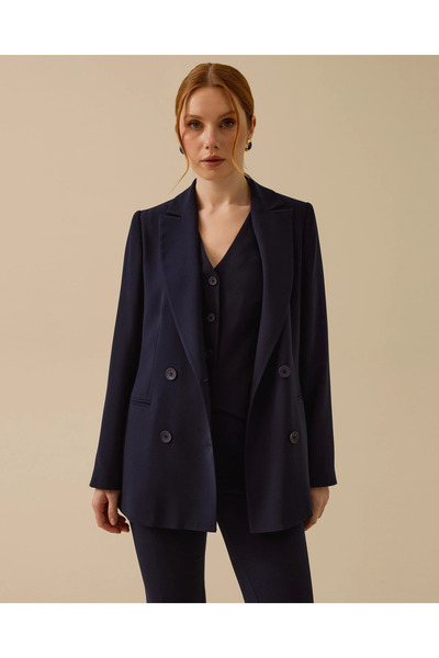 SEÇİL Круазе-комір з ґудзиками та підкладкою