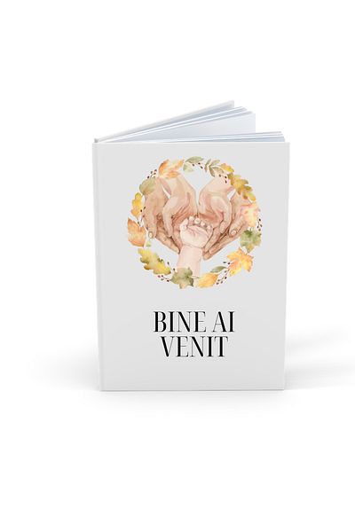 OEM Agenda/Jurnal pentru organizare sarcina, amintiri pentru gravide, 100 file albe, Mom to be