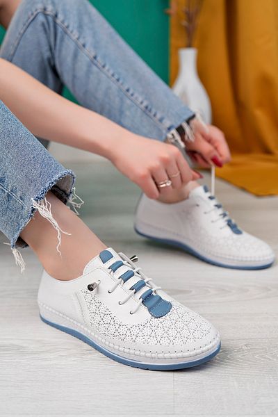 ÇAĞ AYAKKABI Genuine Leather Women's Casual Shoes