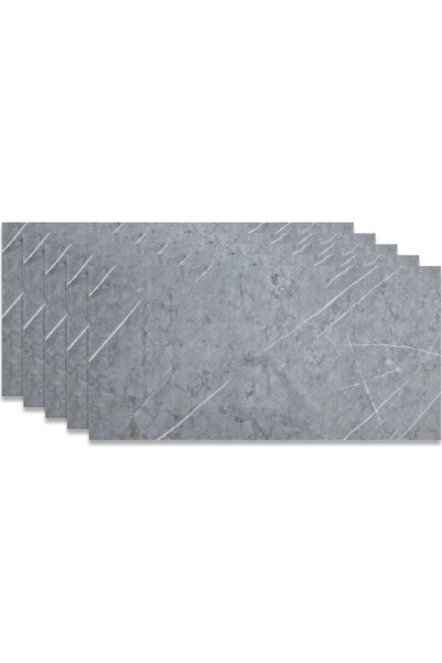 HOZRO Set 10 x Placi imitatie Marmura autoadezive HOZRO, Model abstract, pentru pereti