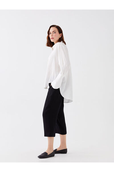 LC Waikiki Comfortable Linen Look Women's Capri
