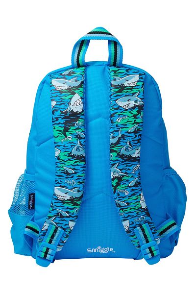 SMIGGLE Small Backpack with Name Writable Shark Shark Detail