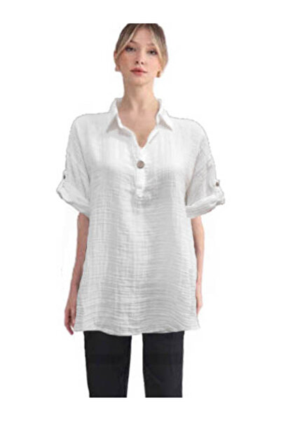 CEBECİ TİCARET KADIN BLUZ OTANTİK PAMUKLU TERLETMEZ MUSLİN KUMAŞ