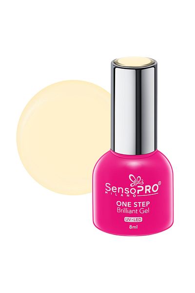 SensoPRO Milano Oja semipermanentă Brilliant într-un singur pas, 8 ml, Millenial Cashmere #49