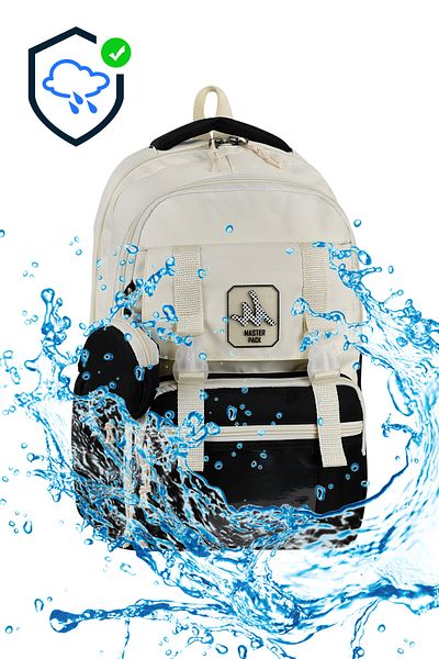 ms mixxstore Luxury Water Repellent Fabric Unisex Large Size Backpack Travel Laptop Middle School and High School Bag