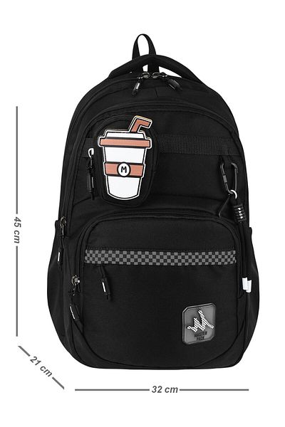 ms mixxstore Luxury Satin Water Repellent Fabric Unisex Large Size Backpack Travel Laptop Middle School and High School Bag