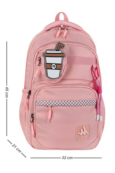 ms mixxstore Luxury Satin Water Repellent Fabric Unisex Large Size Backpack Travel Laptop Middle School and High School Bag