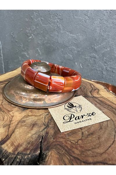 parze doğaltaş Special Cut Agate Bracelet