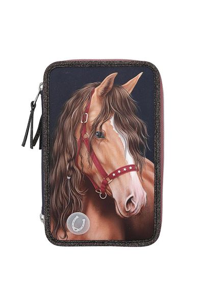 Top Model Miss Melody Pencil Case Glitter Horse Led 13190
