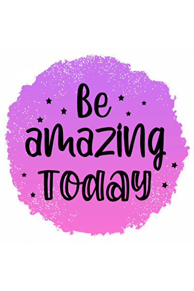 INOVATIX Σετ 8 τεμαχίων, Αυτοκόλλητο Γίνε καταπληκτικός σήμερα, INOVATIX®. 6 εκ.