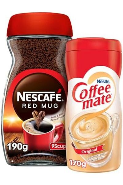 Nescafe Red Mug 190g + Free Coffee Mate 170g