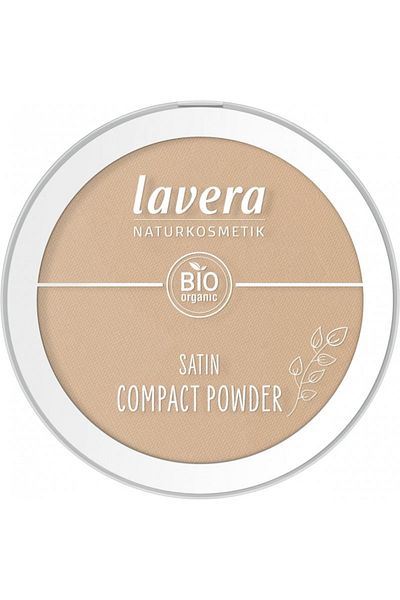 Lavera Satin compact powder, Lavera, 03 Tanned, 9.5g Talc Free, Dermatologically Tested