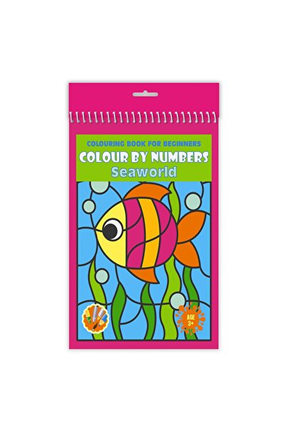 Libra Carte de colorat cu numere A4 - Lumea subacvatică 3+