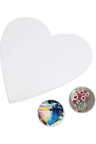 Generic Painting Canvas Panel Boards - 30 CM Heart Shape