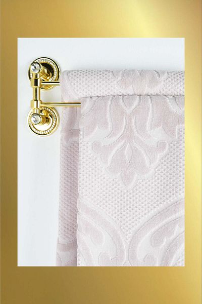 birizmoda Amber Jacquard Bath Towel - Pink