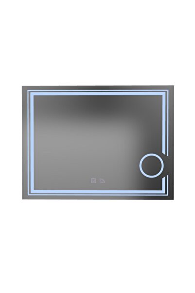 OPTIM DEKO LED Rectangular Mirror 80x60cm Touch with Anti-Fog System Dimmable