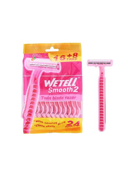 WETELL Single-use razor blades - 24 pieces for smooth and efficient use