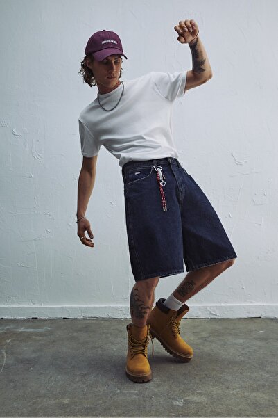 Pull & Bear Bol paça denim bermuda