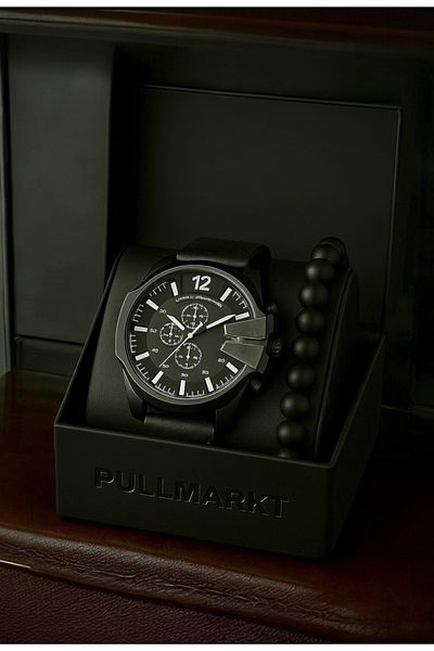 pullmarkt Bracelet + Leather Cord Wristwatch
