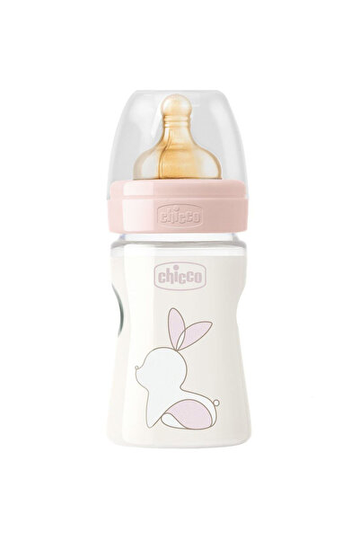 Chicco Chicco PP Original Touch baby bottle, rubber nipple, slow flow, girls, 150ml, from birth
