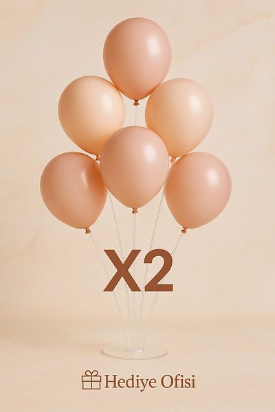hediyeofisi Set of 7 Balloon Stands |   Stylish and Practical Solution for Party & Decoration – X2 Pcs
