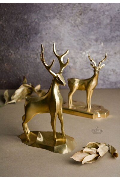 jeane home decor 2'li 18cm Gold Altın Varak Dekoratif Hafif Şık Tasarım Hediy...