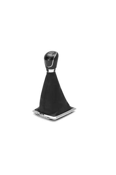 Ford Shifter sleeve and nut compatible with Ford Focus MK2 04-08 5 speed Black