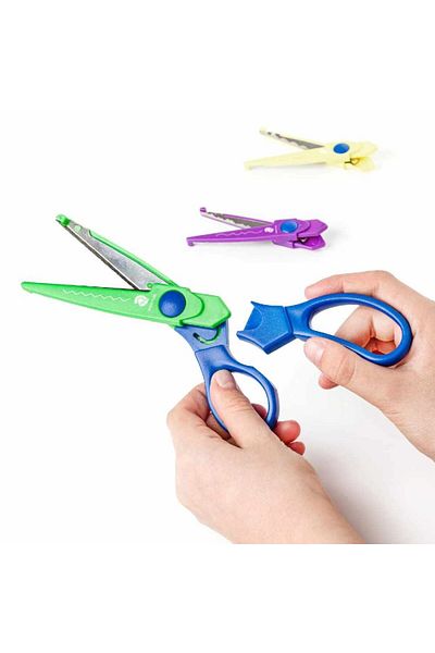 Staedtler Contour scissors, Staedtler, with 3 interchangeable blades