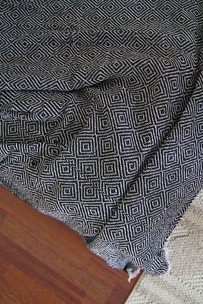Home Cotton Double Bedspread - Sofa Cover Modern Patterned, Soft Textured 200X230