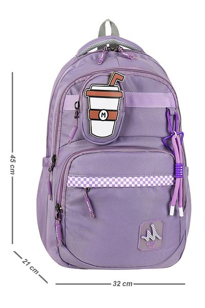 ms mixxstore Luxury Satin Water Repellent Fabric Unisex Large Size Backpack Travel Laptop Middle School and High School Bag