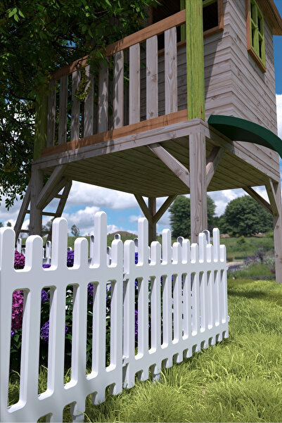Taşmatik Fence Bahçe Koruma Bahçe Çit Bahçe Düzenleme Peyzaj Kırılmaz 55 Cm Tek Beyaz