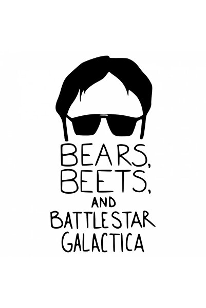 INOVATIX Set de 8 piese, autocolante Ursuleți sfeclă și Battlestar Galactica ...