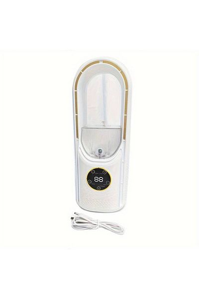 zola Ventilator racire aer umidificator silentios,purificator lumina ambientala,100 ml,30x12x11 cm, alb