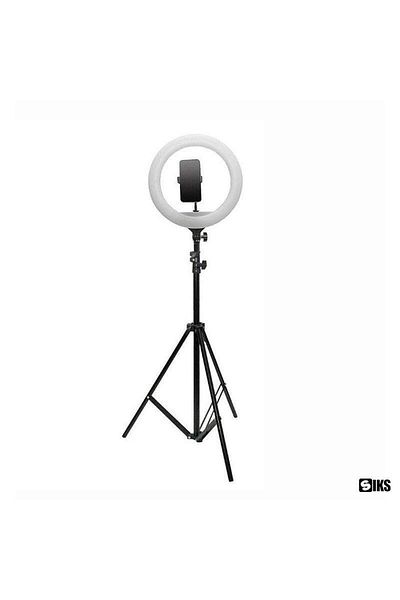 SIKS Led Ring Light Professional Circular Lamp with 10 LED Intensity Levels, 3 Light Types