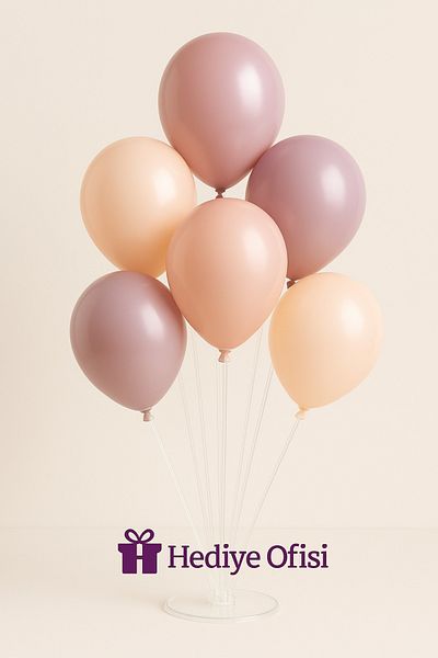 hediyeofisi Set of 7 Balloon Stands |   Stylish and Practical Solution for Party & Decoration – X2 Pcs