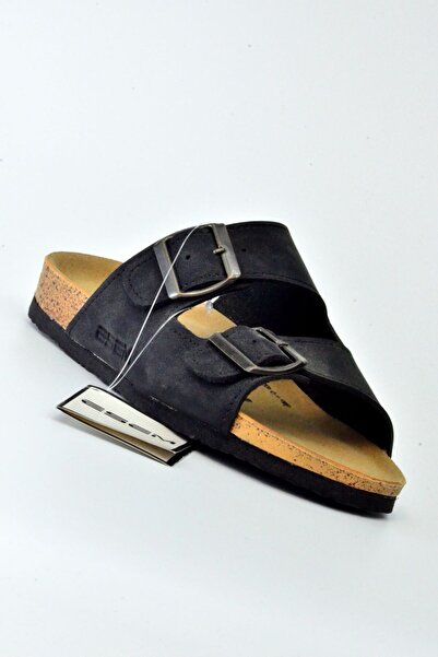 AkınalBella Papuci de piele cu bandă dublă AKINALBELLA 0171.Z.003