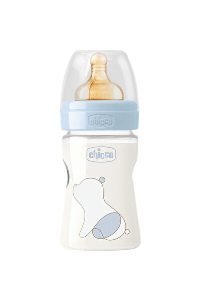 Chicco Chicco PP Original Touch baby bottle, rubber nipple, slow flow, boys, 150ml, from birth