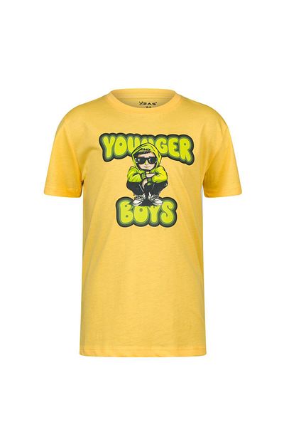2AS Tricou cu imprimeu pentru copii Aja Galben 214