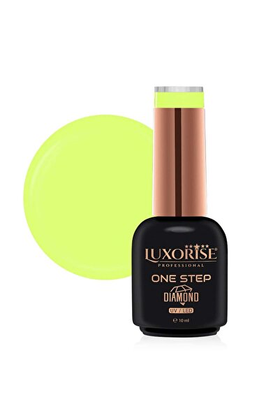 LUXORISE Oja semipermanentă One Step Diamond Vibrant Yellow 10ml, LUXORISE