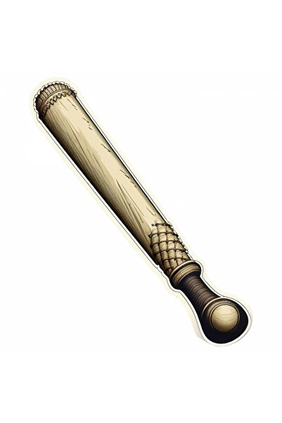 INOVATIX Set de 8 autocolante cu bâtă de baseball, INOVATIX®. 6 cm