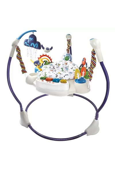 WePro Store Baby jumper with activity center, 3 height levels, lights, sounds, multicolor, 6m+