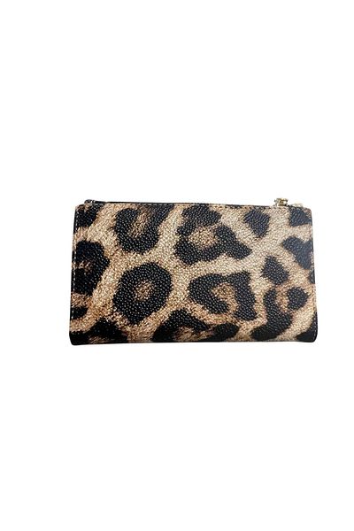 LA BOUTIQUE Leopard Brown La Boutique Wallet 4042