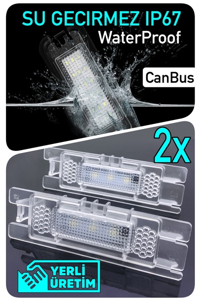 Led Edition OPEL Vectra C 2002-2009 Limousine Sedan Canbus Led Plaka Aydınlat...