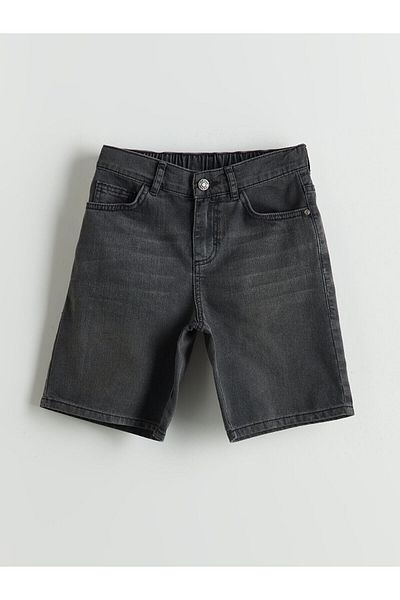 LC Waikiki Elastic Waist Boy Jean Shorts